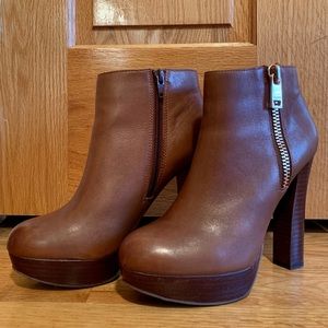 Aldo Cognac Booties